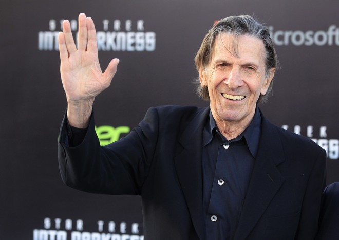 Leonard Nimoy, que atuou em Jornada nas Estrelas, em maio de 2014 | FRED PROUSER/REUTERS