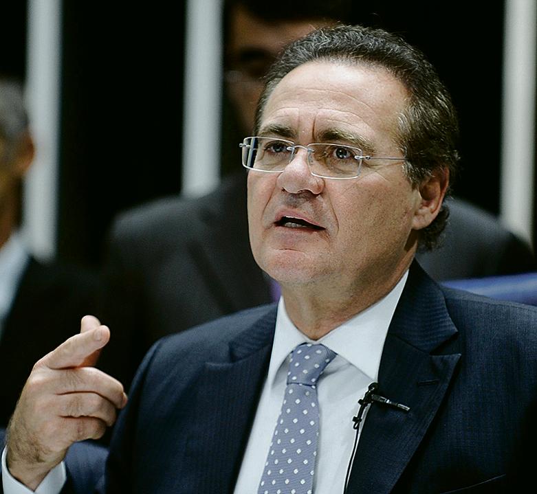 Renan criticou Dilma por não cortar cargos comissionados. | Marcos Oliveira/Agência Senado