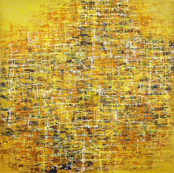 Tela do artista paranaense Domício Pedroso |