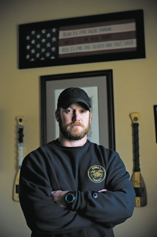 Chris Kyle em 2012; filme baseado em livro mudou de enfoque após sua morte | Brandon Thibodeaux para The New York Times
