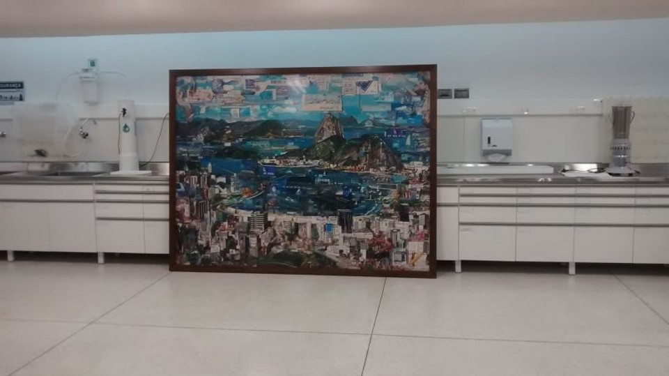 Obra de Vik Muniz quase não passou pela porta do laboratório | Helena Carnieri/Gazeta do Povo