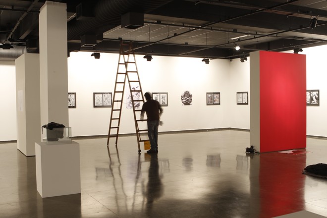 Uma das salas do Portão Cultural. | Antônio More/Gazeta do Povo