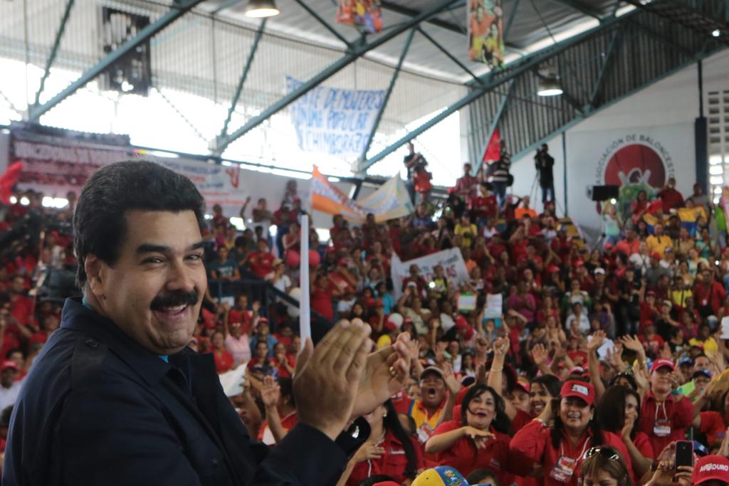 Maduro disse que fará “importantes anúncios” durante a marcha. | Prensa Miraflores/Efe