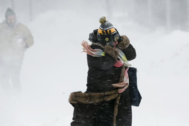 Vento, neve e muito frio atrapalharam a rotina dos moradores de Boston | Dominick Reuter/Reuters