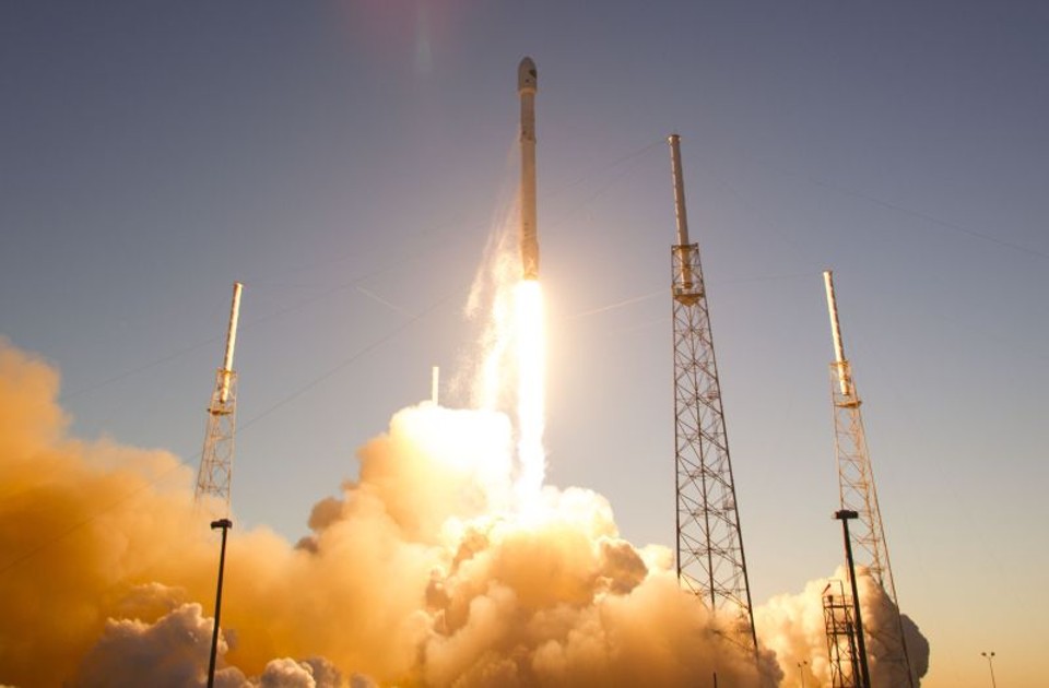 Foguete SpaceX, que decolou na quarta-feira (11) da base de Cabo Canaveral | Scott Audette/Reuters
