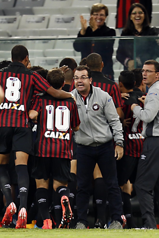 Enderson Moreira estreou com goleada no comando do Atlético. | Albari Rosa/Gazeta do Povo