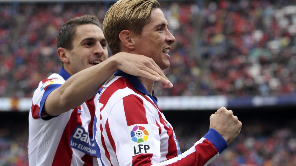 Fernando Torres abriu o placar para o Atlético de Madrid na vitória sobre o Getafe. | Víctor Lerena/EFE