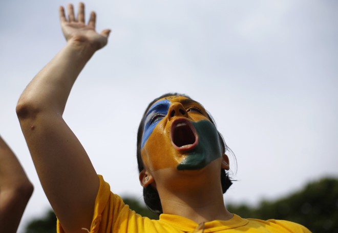 Manifestação no Rio de Janeiro. | RICARDO MORAES/REUTERS