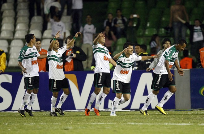 O grande momento do Coritiba na Copa do Brasil foi a goleada histórica por 6 a 0 sobre o Palmeiras, no Couto Pereira. | Hedeson Alves/Gazeta do Povo
