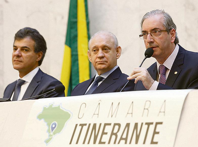 Richa, Traiano e Cunha: Câmara passou pela Assembleia do PR. | Hugo Harada/Gazeta do Povo