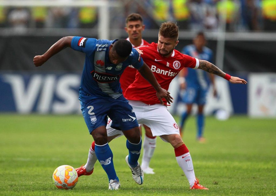 Eduardo Sasha atuou como centroavante no Equador. | José Jácome/EFE
