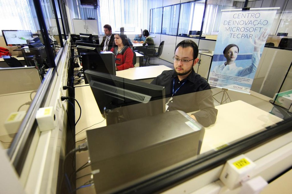 Microsoft já possui um Centro de Inovação em Curitiba, instalado em parceria com o Tecpar | Ivonaldo Alexandre/Gazeta do Povo