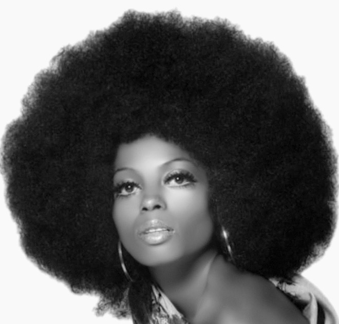 Diana Ross, no início de sua carreira. |