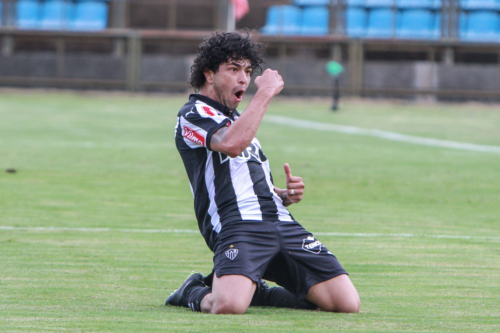 Lucas marcou dois para o Galo. | /Bruno Cantini/CAM