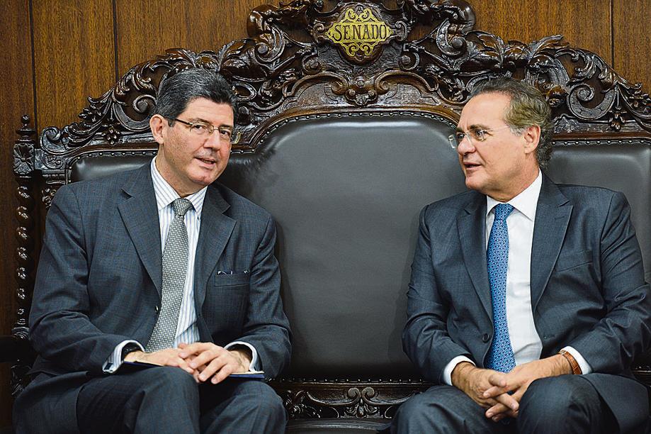 Levy e Renan: imposto sobre heranças “à inglesa” é alternativa à taxação de grandes fortunas. | Antonio Cruz/ABr