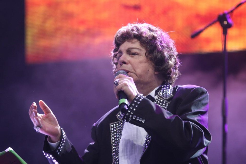 Cantor durante apresentação na Virada Cultural, em 2012. | Marcos Borges/Gazeta do Povo/