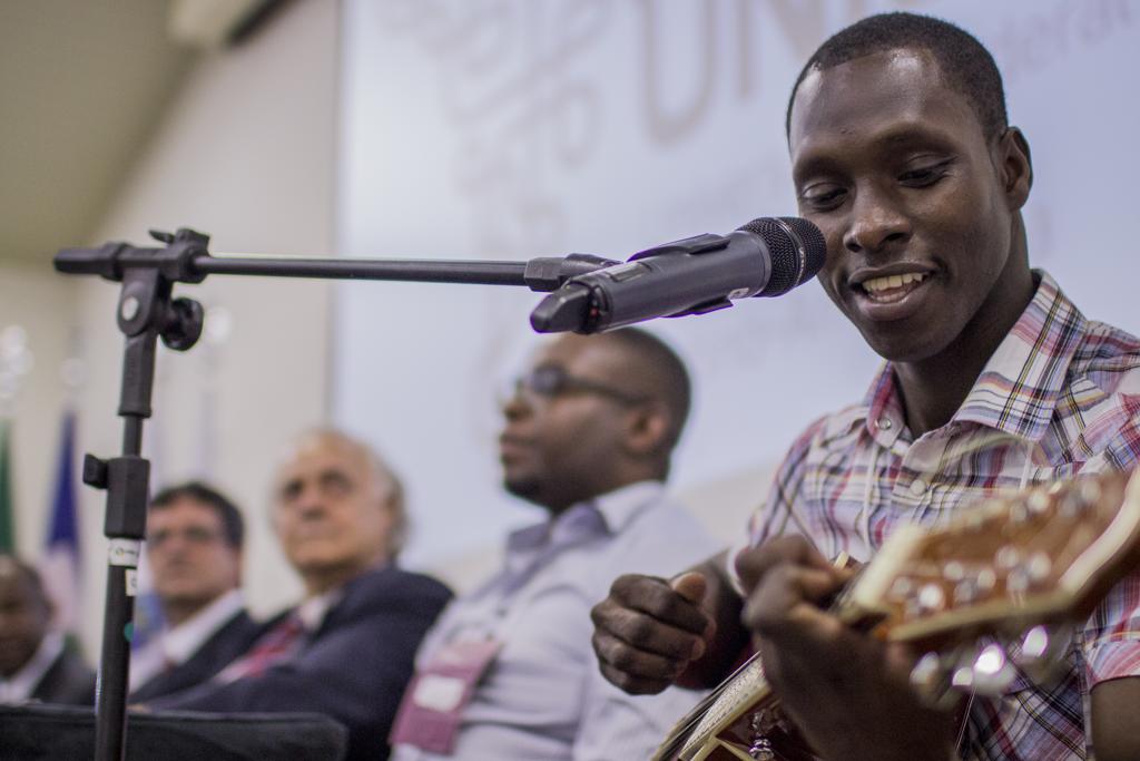 Haitiano Obed vai cursar Engenharia Química: chance de refazer a vida. | Christiano Castellano/Secom-Unila