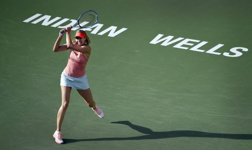 Sharapova confirmou seu favoritismo e venceu a belga Yanina Wickmayer em Indian Wells | PAUL BUCK/EFE