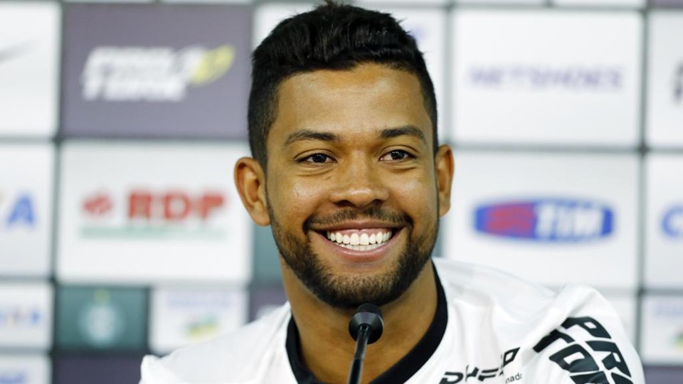Wallyson, ex-Atlético, foi apresentado como reforço para o ataque do Coritiba até o final do ano. | Albari Rosa/Gazeta do Povo