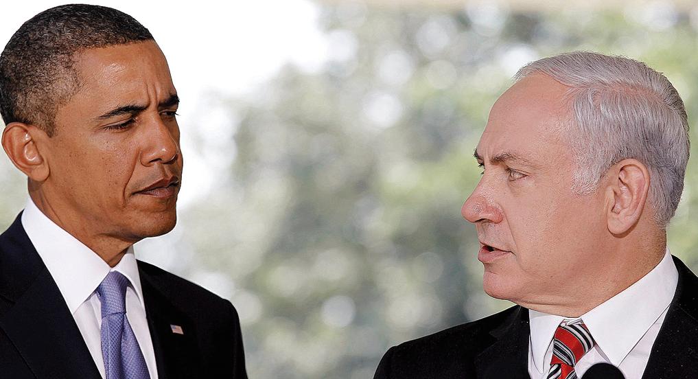 Foto de setembro de 2010 mostra encontro entre Barack Obama e o primeiro-ministro israelense Benjamin Netanyahu. | JasonReed/Reuters