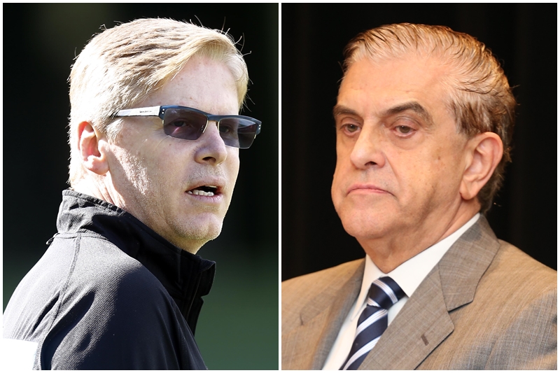 Sérgio Malucelli e Mario Celso Petraglia são desafetos assumidos. | Gazeta do Povo/