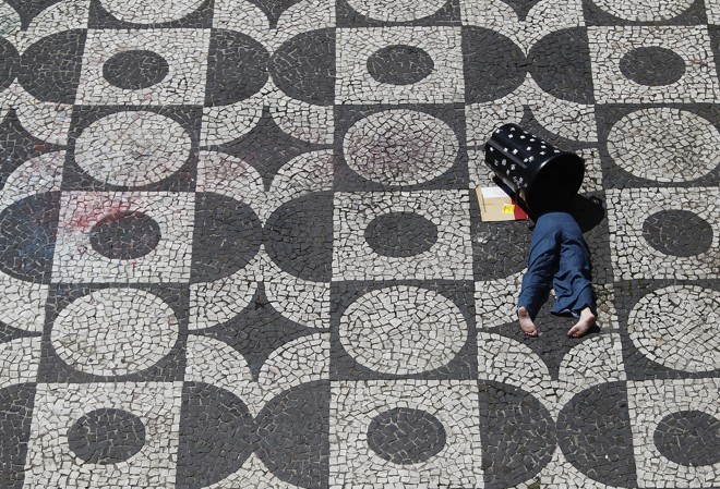 Intervenção do Festival de Teatro de Curitiba propôs reflexão sobre a Ditadura Militar | Jonathan Campos/Gazeta do Povo
