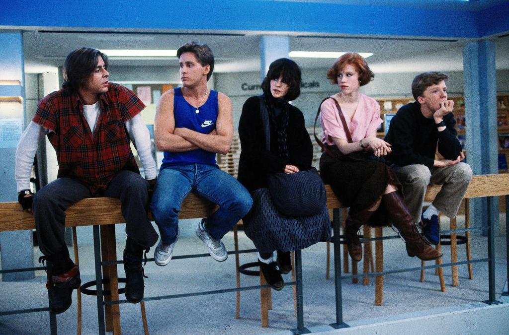 Elenco de Clube dos Cinco, de John Hughes. | Divulgação/