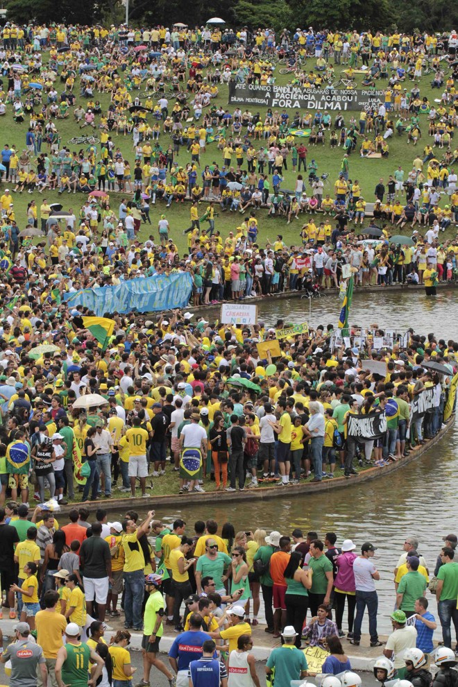 Manifestação em Brasília. | STRINGER/BRAZIL/REUTERS
