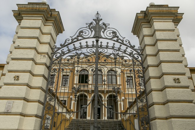 Construído no século 19, Palácio Garibaldi é um dos redutos italianos da capital. | Marcelo Andrade/Gazeta do Povo