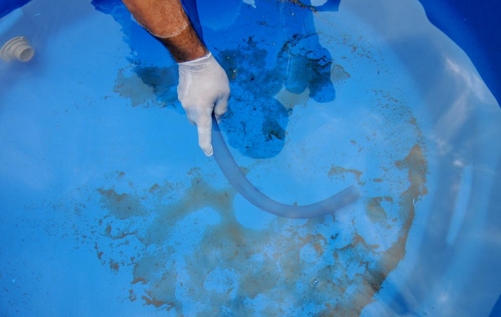 Higienização da caixa d’água poder ser feita pelo próprio morador. | Divulgação/Sanepar