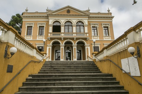 Palácio Garibaldi: herança ítalo-brasileira no coração do centro histórico de Curitiba | Marcelo Andrade/Gazeta do Povo