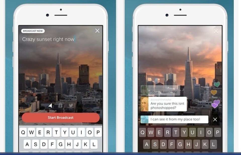 Periscope, aplicativo do Twitter que faz transmissões em vídeo ao vivo | Divulgação/Twitter