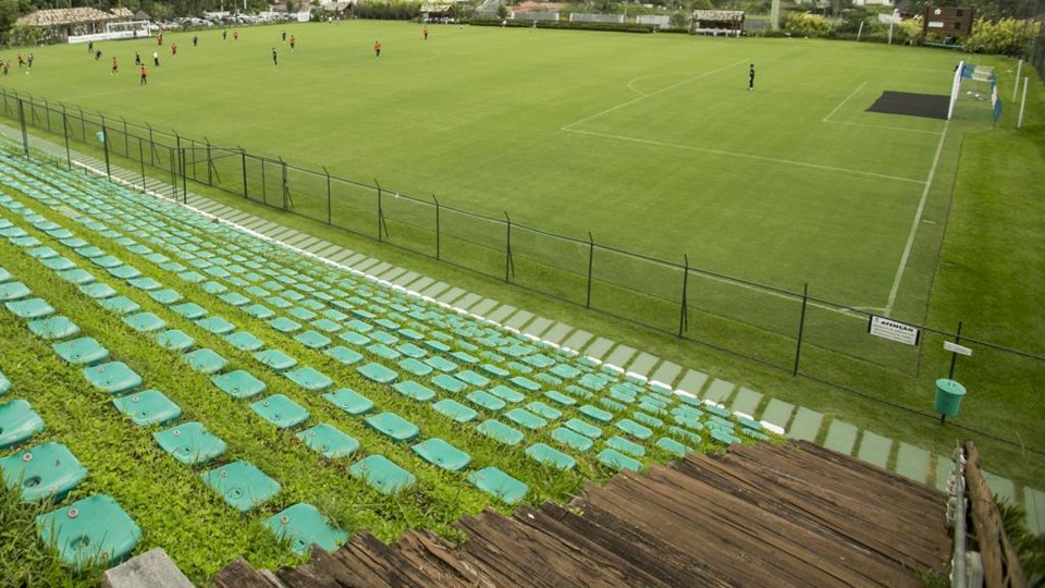 Casa do Jotinha, o Ecoestádio vai abrigar a estreia do Coritiba na Copa do Brasil Sub-17, contra o Flamengo, neste sábado. | Marcelo Andrade/Gazeta do Povo