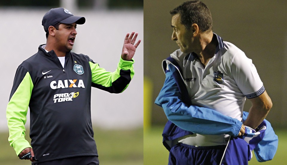 O Coritiba, de Marquinhos Santos, e o Foz, de Edison Borges, terão participação importante no futuro do Atlético. | Albari Rosa e Antõnio More/Gazeta do Povo