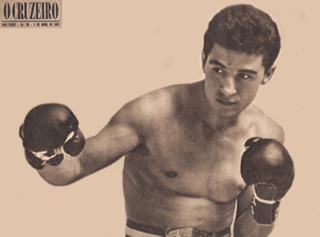 Eder Jofre nos anos 60, em foto da revista O Cruzeiro. |