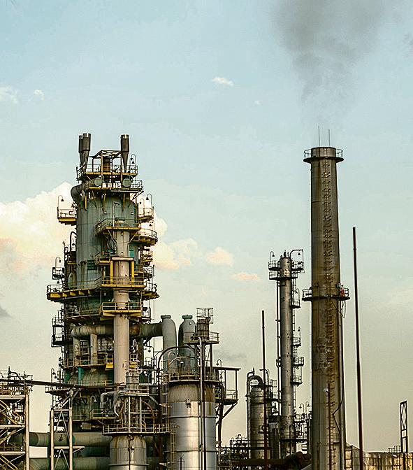 Vista da Repar, em Araucária. | Marcelo Andrade/Gazeta do Povo