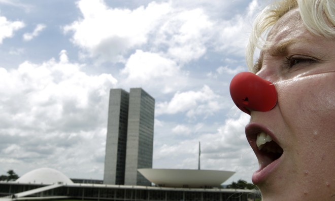 Manifestação em Brasília. | STRINGER/BRAZIL/REUTERS