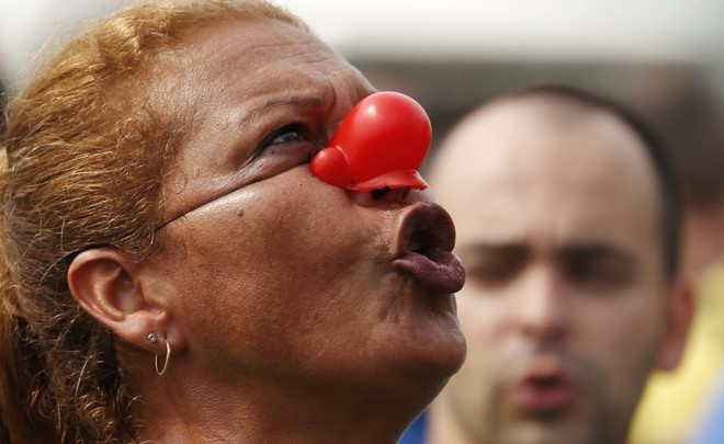 Manifestação no Rio de Janeiro. | SERGIO MORAES/REUTERS