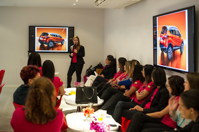 As mulheres também participaram de uma apresentação sobre o Captur, projeto em que elas tiveram papel determinante. | Marcelo Machado de Melo