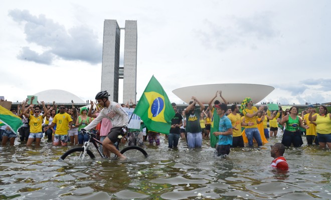 Manifestação em Brasília. | José Cruz/Agência Brasil