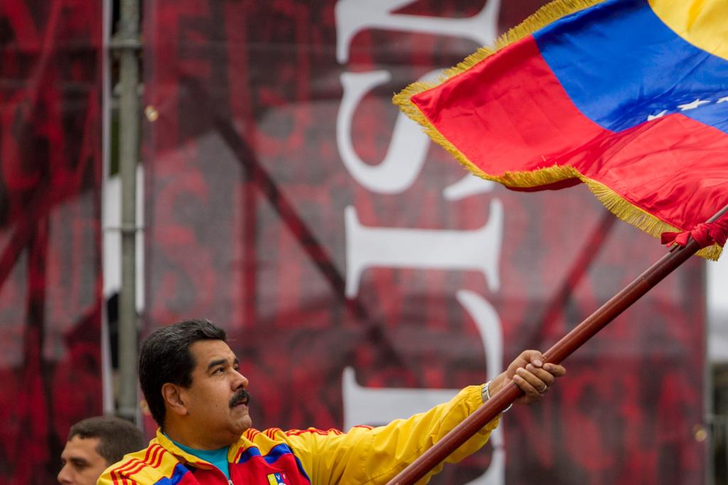 Maduro em foto de ontem: presidente poderálegislar por 6 meses. | Miguel Gutiérrez/EFE
