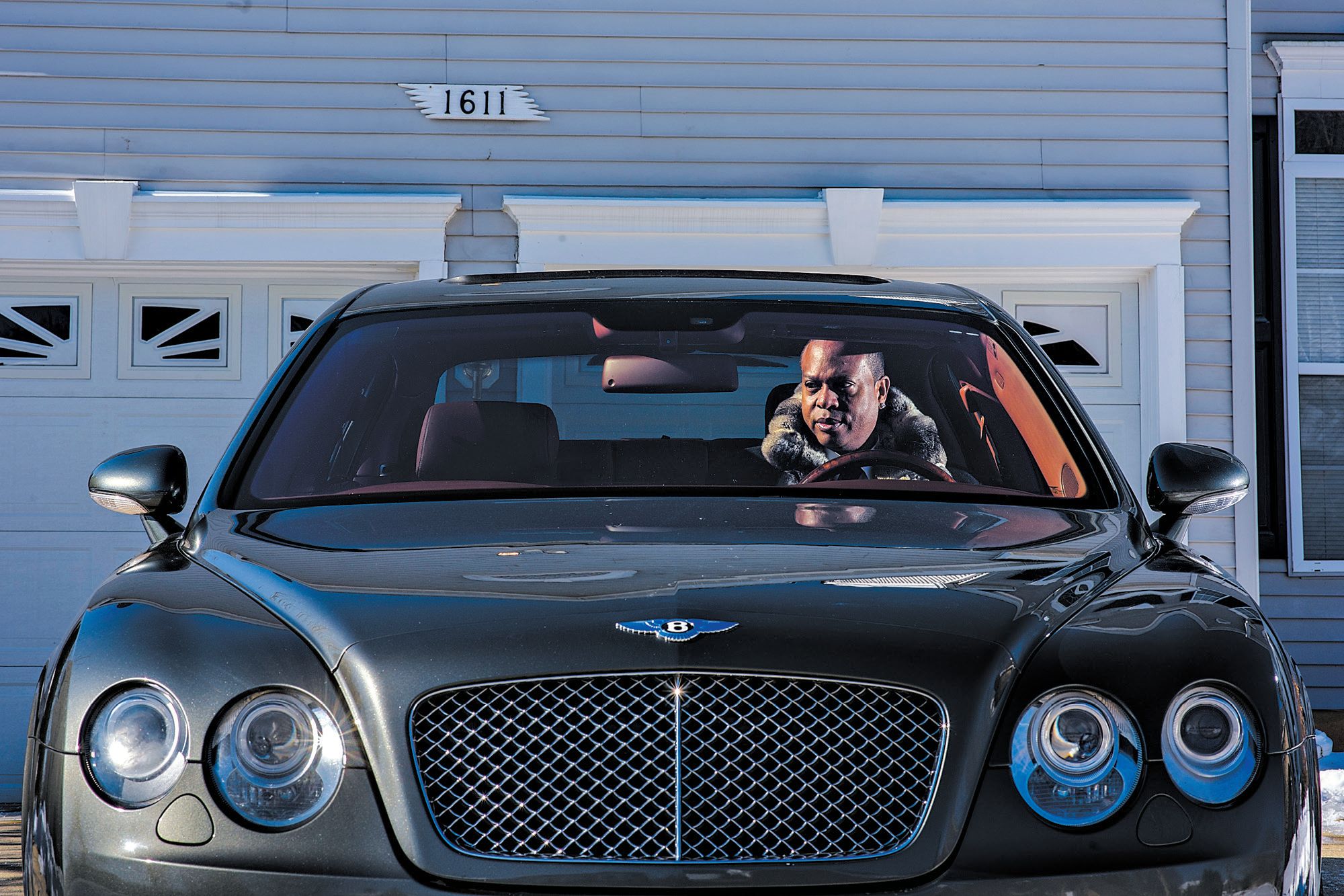 Rodney Foster em seu Bentley | Matt Roth /The New York Times