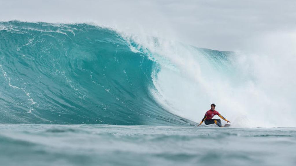 Gabriel Medina é eliminado em etapa australiana. | World Surf League/Divulgação