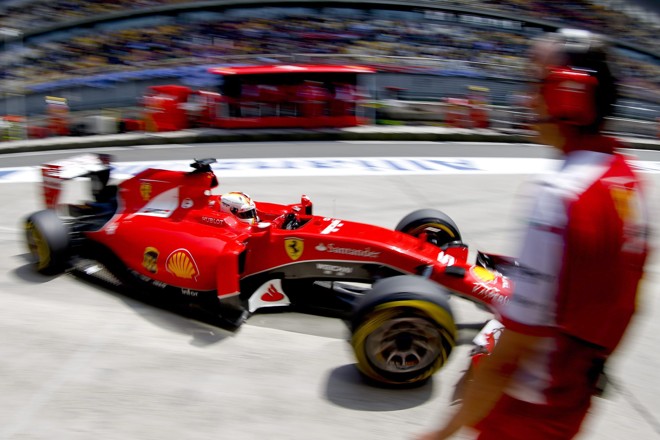 Sebastian Vettel, da Ferrari, venceu o GP da Malásia, há duas semanas. | DIEGO AZUBEL/EFE