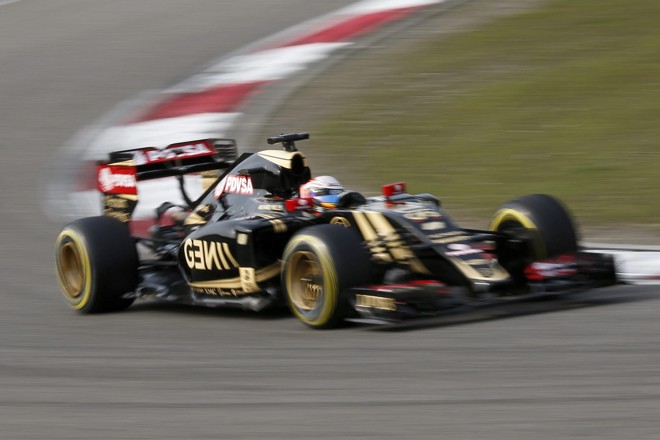 Romain Grosjean colocou a Lotus na oitava posição. | WU HONG/EFE