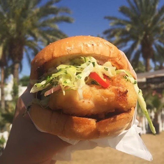 Sanduba, o prato oficial do festival. | 