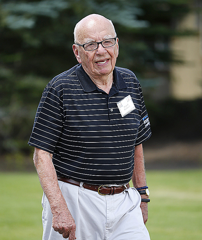 O milionário Rupert Murdoch. | Andrew Gombert