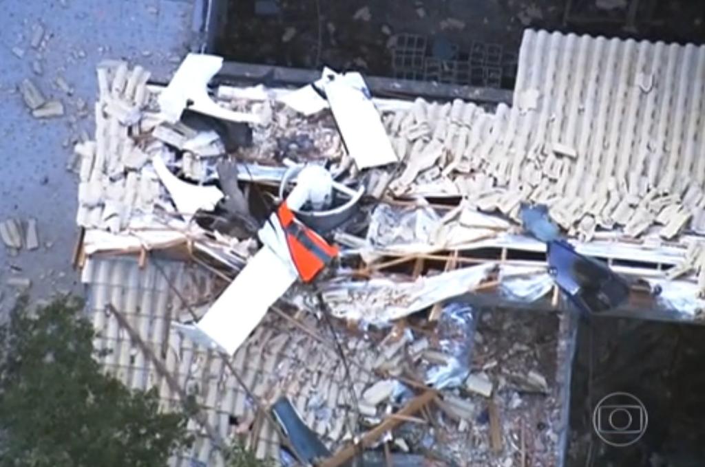 Imagem do acidente que deixou cinco mortos | Reprodução Rede Globo