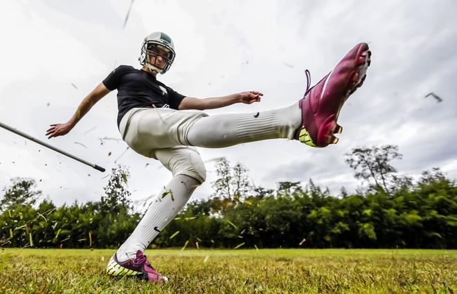 Seleção Brasileira de Futebol Americano fazendo um treinamento intensivo no feriado de Tiradentes na Unicentro em Irati, interior do Paraná. Seleção se prepara para a primeira participação do Brasil na Copa do Mundo de Futebol Americano. | Albari Rosa/gazeta do povo