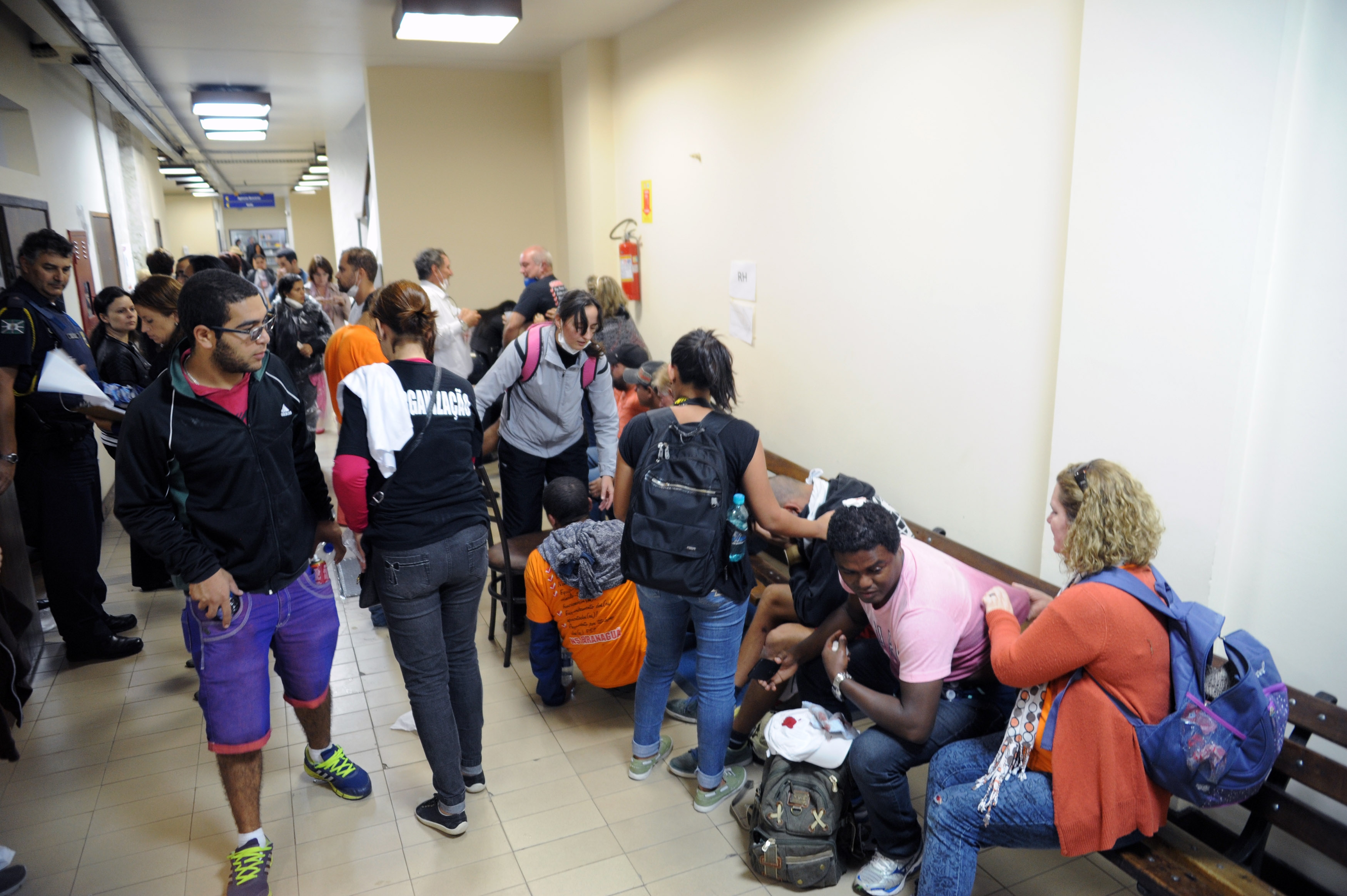 O prédio da prefeitura de Curitiba, que fica na praça Nossa Senhora da Salette, foi usado como hospital. | EVERSON BRESSAN/Prefeitura de Curitiba